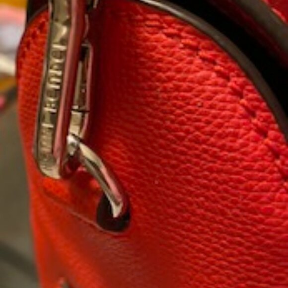 Henri Bendel Spruce Street Satchel - RED - Picture 14 of 16